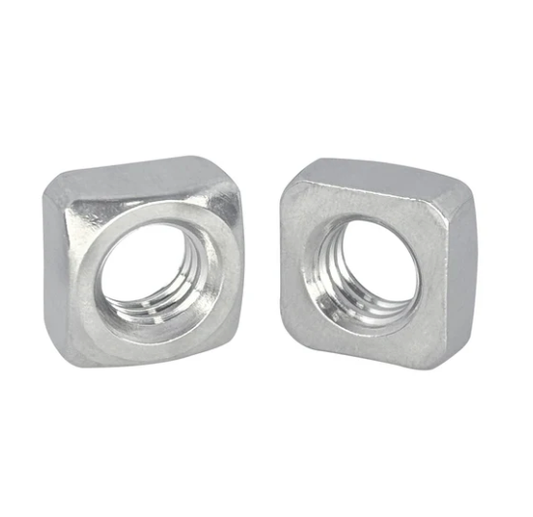 M3-0.5 Square Nut DIN557 | 304 Stainless Steel | 10000pcs/Pkg